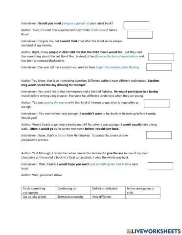 Uses of would Evolve 6 Chapter 2