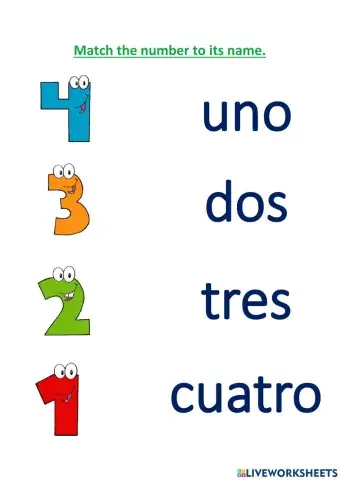 Spanish Numbers
