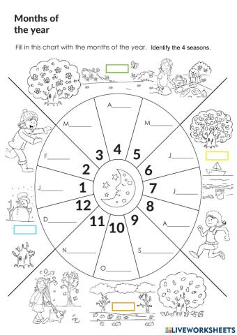 Seasons and Months of the Year