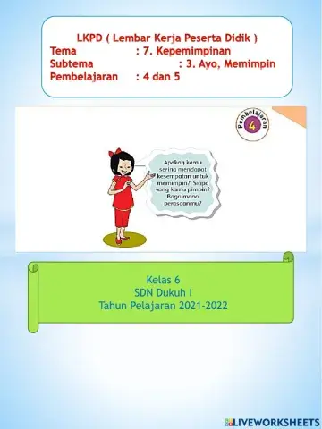 Tema 7 Subtema 3 Pb.4 dan 5