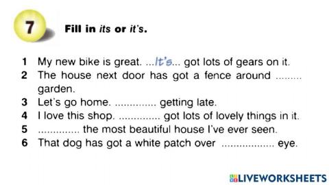 Its-It's (difference)