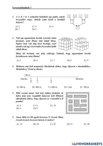Versenyfeladatok 6.