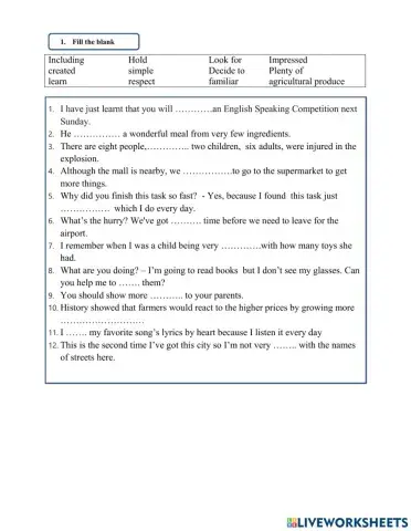 Present, present continuous, simple future tenses