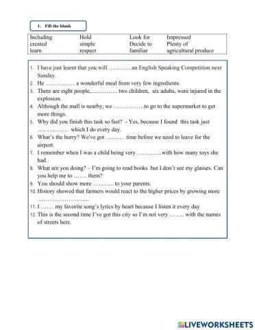 Present, present continuous, simple future tenses