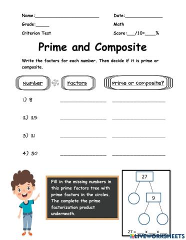Prime and Composite Numbers