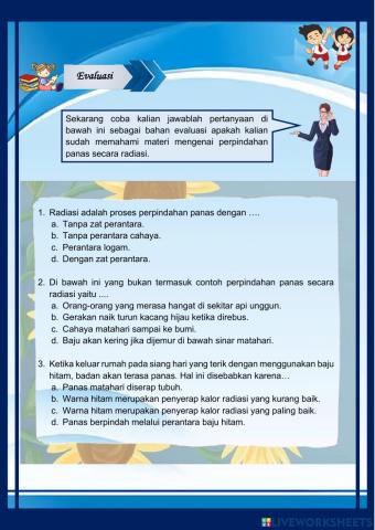 Perpindahan Kalor Secara Radiasi