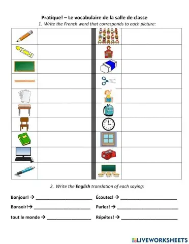 Pratique - Salle de Classe