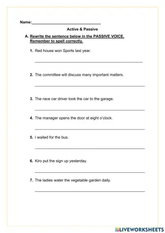 Active & Passive Assessment