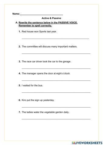 Active & Passive Assessment