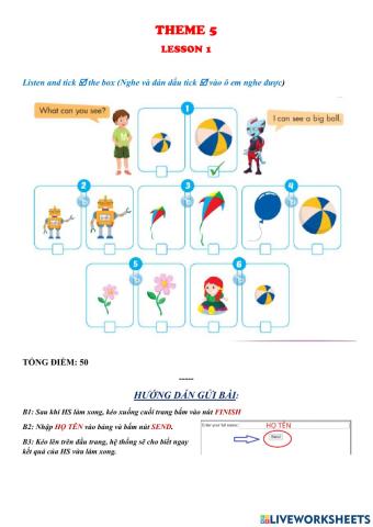 G5 - theme 5 - l1 listen & tick