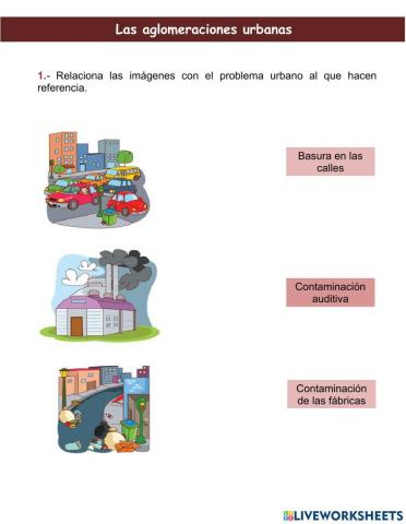 Las aglomeraciones urbanas