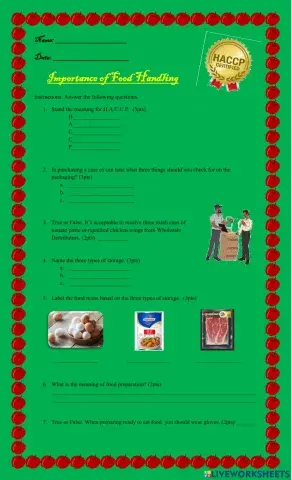 Importance of Food Handling