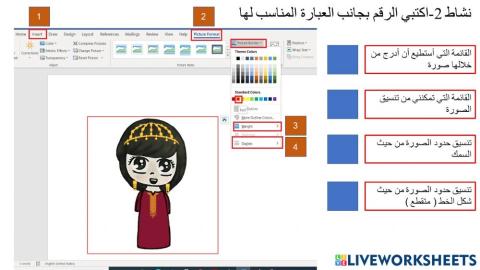 تنسيق حدود الصورة