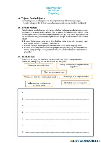 Teks Prosedur: Writing (Lanjutan)