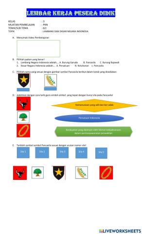 Lambang dan dasar negara Iandonesia