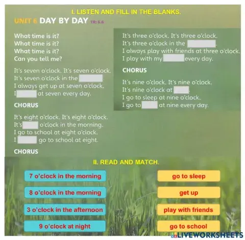 EOW2 - Unit 6 - Song