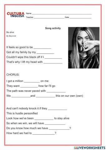 Be alive (Beyonce)