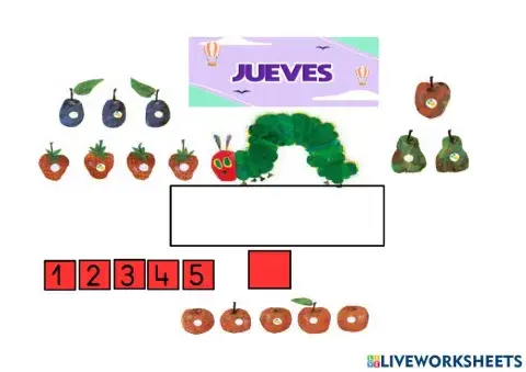 La pequeña oruga glotona Jueves