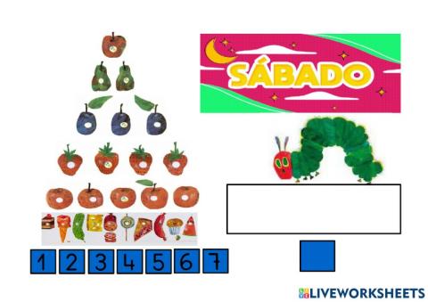 La pequeña oruga glotona Sábado