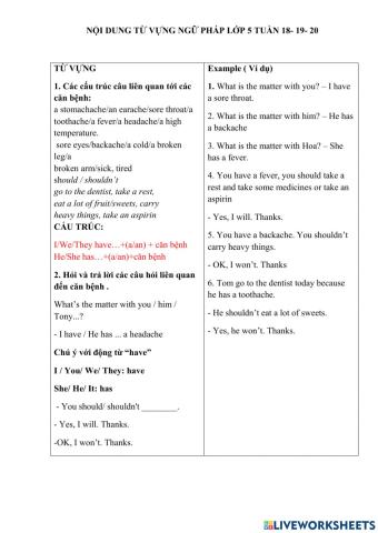 Unit 11 + unit 12 grade 5