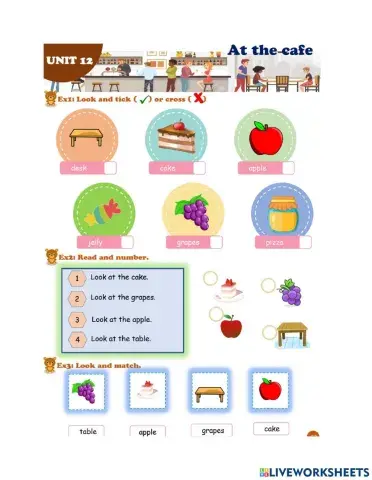 Unit 12: at the cafe