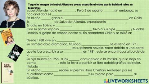 Biografía: Isabel Allende