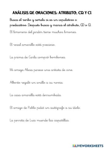 ATRIBUTO, CD Y CI