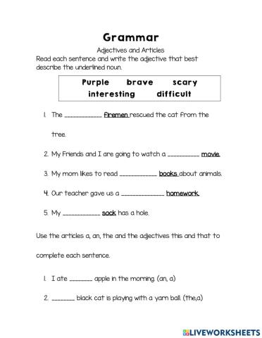 Grammar Midterm