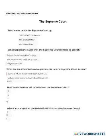 The Supreme Court