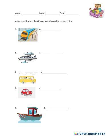 Means of transportation