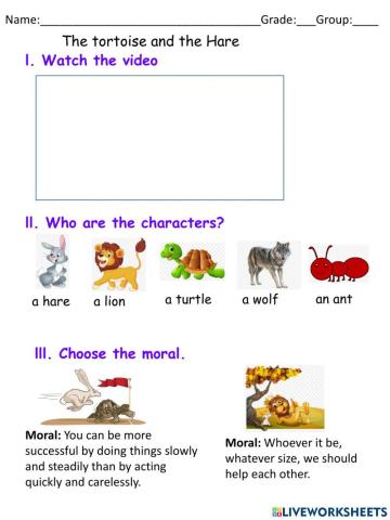 The tortoise and the hare