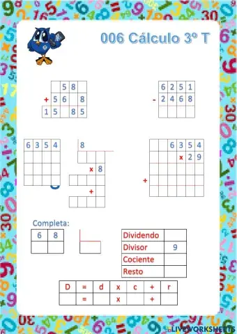 006 CÁLCULO Tercera Evaluación
