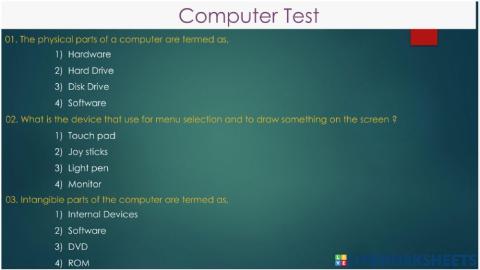 Computer test