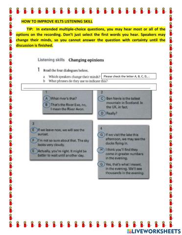 Improve IELTS listening skill