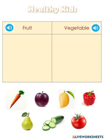 Fruit or Vegetable?