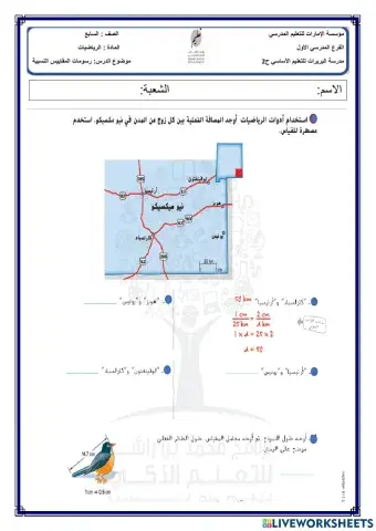 رسومات المقاييس النسبية