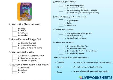 Scooby-doo the kitty cat caper