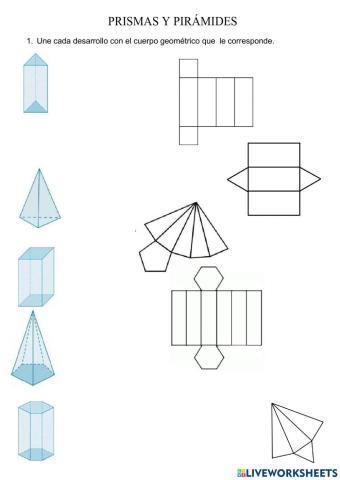 Desarrollo prismas y piramides