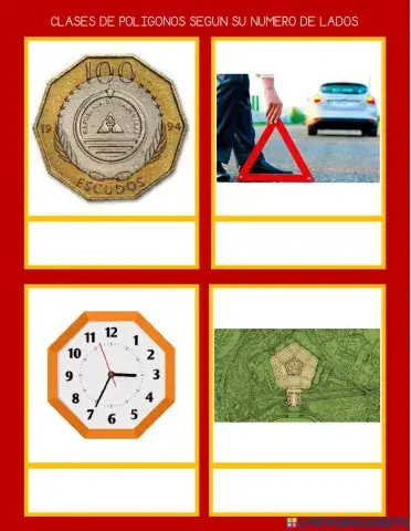 Clases de poligonos segun su numero de lados