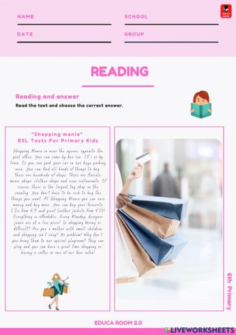 6º ud6 reading ingles