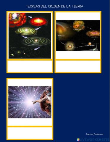 Teorías sobre el origen de la Tierra