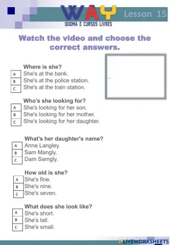 What does she look like?