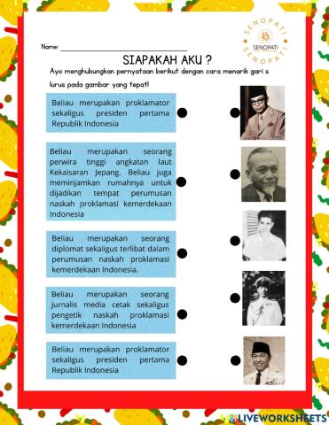 Tokoh peristiwa kemerdekaan