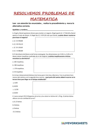 Resolvemos problemas