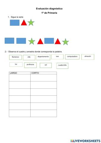 Evaluacion diagnostica