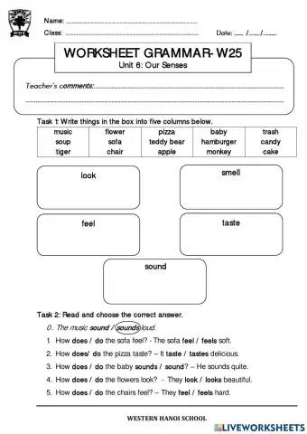 3C2 - Worksheet Grammar-W25