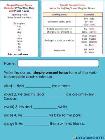Simple Present Tense