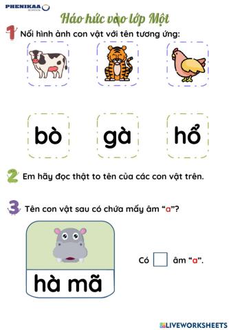 Háo hức vào lớp Một - số 2