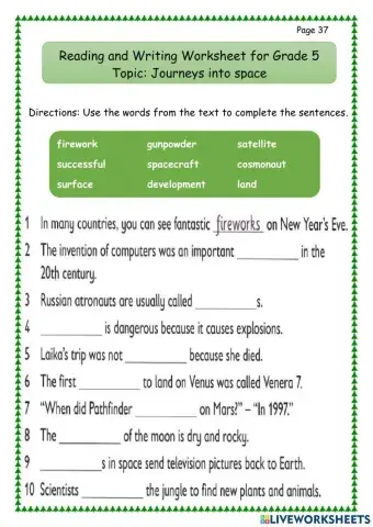 R&W 5 Journeys into space