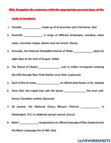 Period 35- English speaking countries